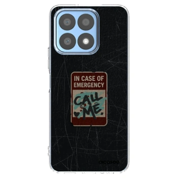 Picasee silikónový prehľadný obal pre Honor X8a - EMERGENCY