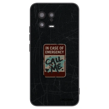 Picasee silikónový čierny obal pre Xiaomi 13 - EMERGENCY