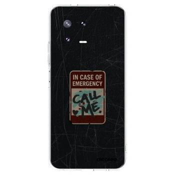Picasee silikónový prehľadný obal pre Xiaomi 13 Pro - EMERGENCY