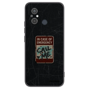 Picasee silikónový čierny obal pre Xiaomi Redmi 12C - EMERGENCY