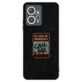 Picasee silikónový čierny obal pre Xiaomi Redmi Note 12 4G - EMERGENCY