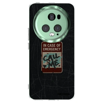 Picasee silikónový prehľadný obal pre Honor Magic5 Pro - EMERGENCY