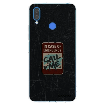 Picasee silikónový prehľadný obal pre Huawei Nova 3 - EMERGENCY
