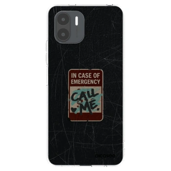 Picasee silikónový prehľadný obal pre Xiaomi Redmi A2 - EMERGENCY