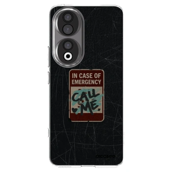 Picasee silikónový prehľadný obal pre Honor 90 5G - EMERGENCY