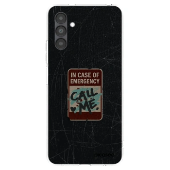 Picasee silikónový prehľadný obal pre Samsung Galaxy A04s A047F - EMERGENCY
