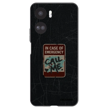 Picasee silikónový čierny obal pre Honor 90 Lite 5G - EMERGENCY