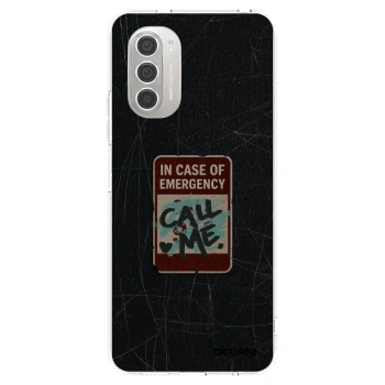 Picasee silikónový prehľadný obal pre Motorola Moto G51 - EMERGENCY