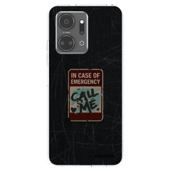 Picasee silikónový prehľadný obal pre Honor X7a - EMERGENCY