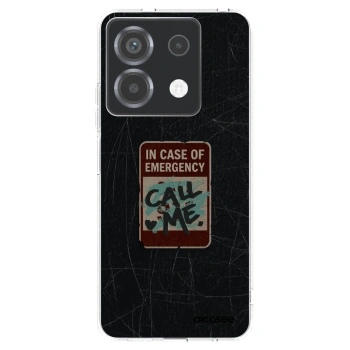 Picasee silikónový prehľadný obal pre Xiaomi Poco X6 - EMERGENCY