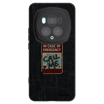 Picasee silikónový čierny obal pre Honor Magic6 Pro - EMERGENCY