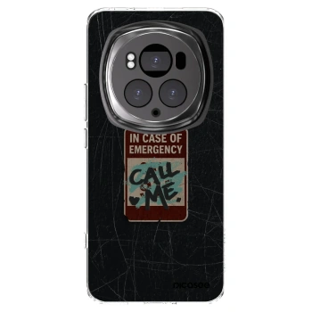 Picasee silikónový prehľadný obal pre Honor Magic6 Pro - EMERGENCY