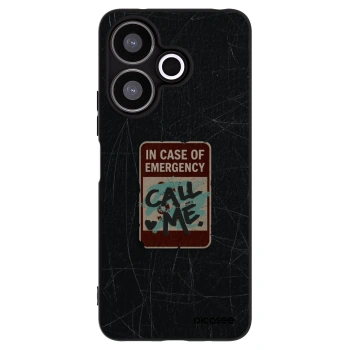 Picasee silikónový čierny obal pre Xiaomi Redmi 13 4G - EMERGENCY