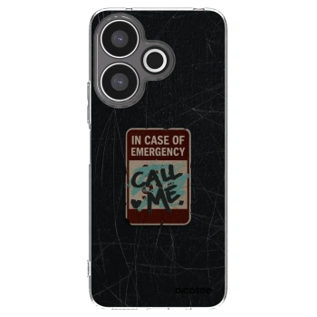 Picasee silikónový prehľadný obal pre Xiaomi Redmi 13 4G - EMERGENCY