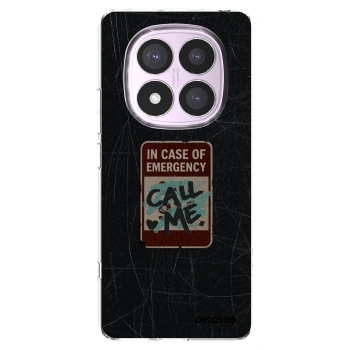 Picasee silikónový prehľadný obal pre Xiaomi Redmi Note 14 Pro 5G - EMERGENCY