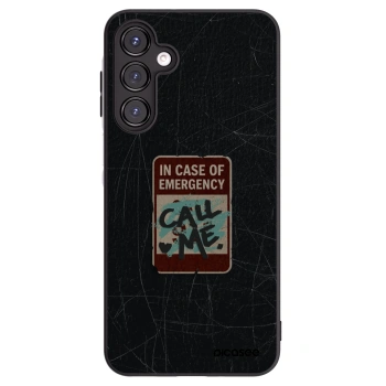 Picasee silikónový čierny obal pre Samsung Galaxy A16 5G - EMERGENCY
