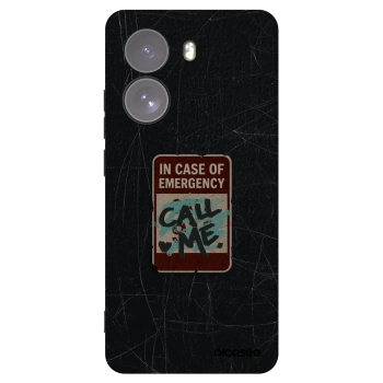 Picasee silikónový čierny obal pre Xiaomi Poco X7 - EMERGENCY