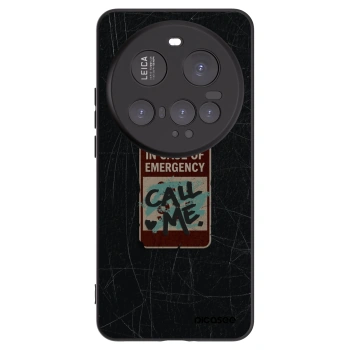 Picasee silikónový čierny obal pre Xiaomi 15 Ultra - EMERGENCY
