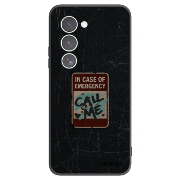 Picasee silikónový čierny obal pre Xiaomi Redmi 15 5G - EMERGENCY