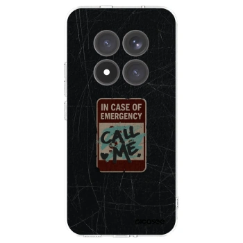 Picasee silikónový prehľadný obal pre Xiaomi Redmi Note 15 Pro+ - EMERGENCY