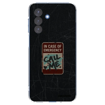 Picasee silikónový prehľadný obal pre Samsung Galaxy A17 5G - EMERGENCY