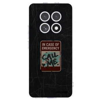 Picasee silikónový prehľadný obal pre Xiaomi Redmi Note 15 - EMERGENCY