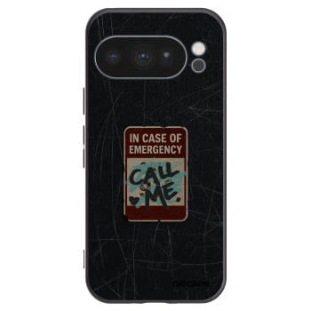 Picasee silikónový čierny obal pre Google Pixel 10 Pro - EMERGENCY