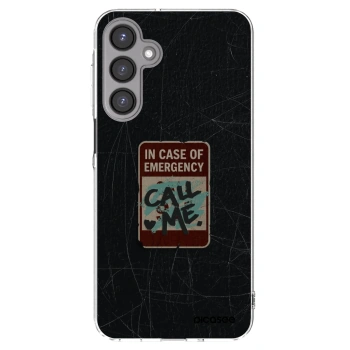Picasee silikónový prehľadný obal pre Samsung Galaxy A16 4G - EMERGENCY