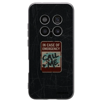 Picasee silikónový čierny obal pre Honor Magic8 Pro 5G - EMERGENCY