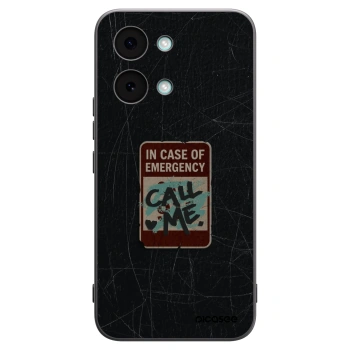 Picasee silikónový čierny obal pre Xiaomi Poco X8 Pro Max - EMERGENCY