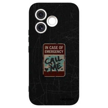 Picasee silikónový čierny obal pre Honor 600 Lite - EMERGENCY