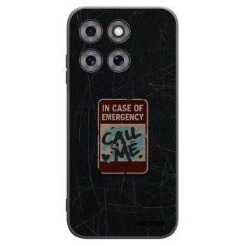 Picasee silikónový čierny obal pre Motorola Moto G77 - EMERGENCY
