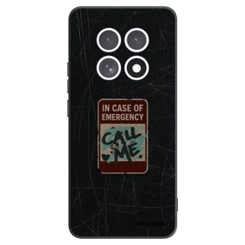 Picasee silikónový čierny obal pre Xiaomi Redmi Note 15 5G - EMERGENCY
