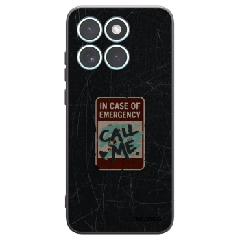 Picasee silikónový čierny obal pre Motorola Edge 70 Fusion - EMERGENCY