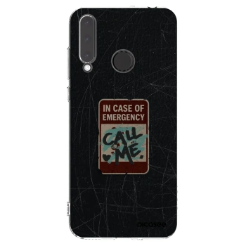 Picasee silikónový prehľadný obal pre Honor 20 Lite - EMERGENCY