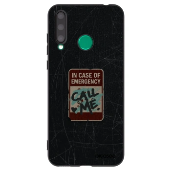 Picasee silikónový čierny obal pre Honor 20 Lite - EMERGENCY