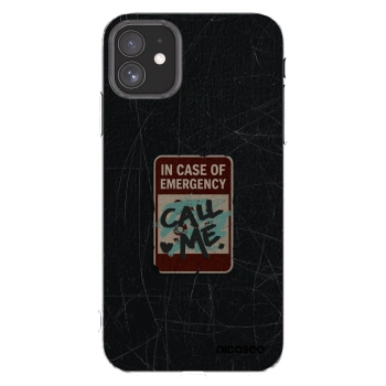 Picasee silikónový prehľadný obal pre Apple iPhone 11 - EMERGENCY
