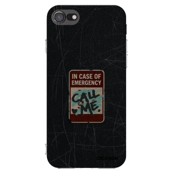 Picasee silikónový prehľadný obal pre Apple iPhone 8 - EMERGENCY