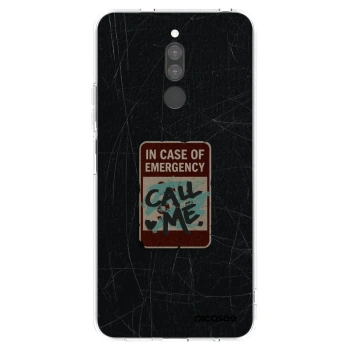 Picasee silikónový prehľadný obal pre Xiaomi Redmi 8 - EMERGENCY