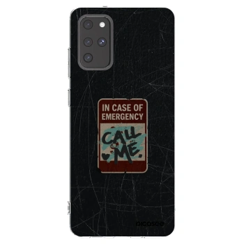 Picasee silikónový prehľadný obal pre Samsung Galaxy S20+ G985F - EMERGENCY