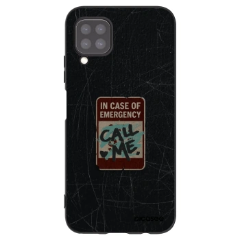 Picasee silikónový čierny obal pre Huawei P40 Lite - EMERGENCY