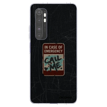 Picasee silikónový prehľadný obal pre Xiaomi Mi Note 10 Lite - EMERGENCY