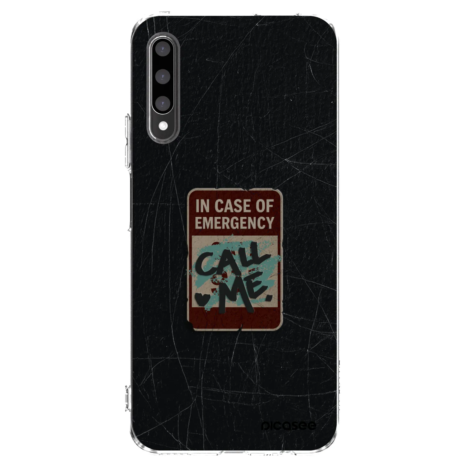 Picasee silikónový prehľadný obal pre Honor 9X Pro - EMERGENCY