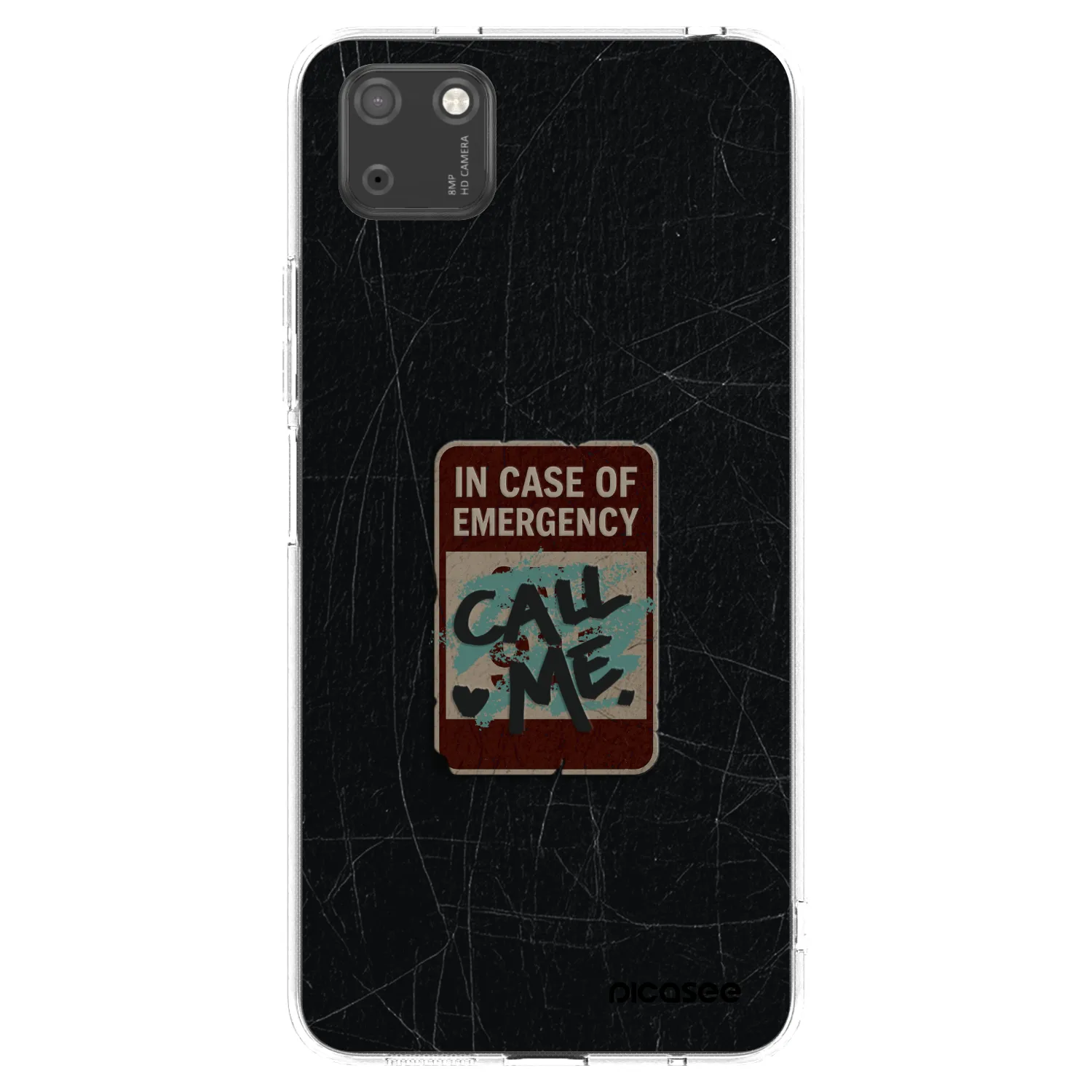 Picasee silikónový prehľadný obal pre Huawei Y5P - EMERGENCY