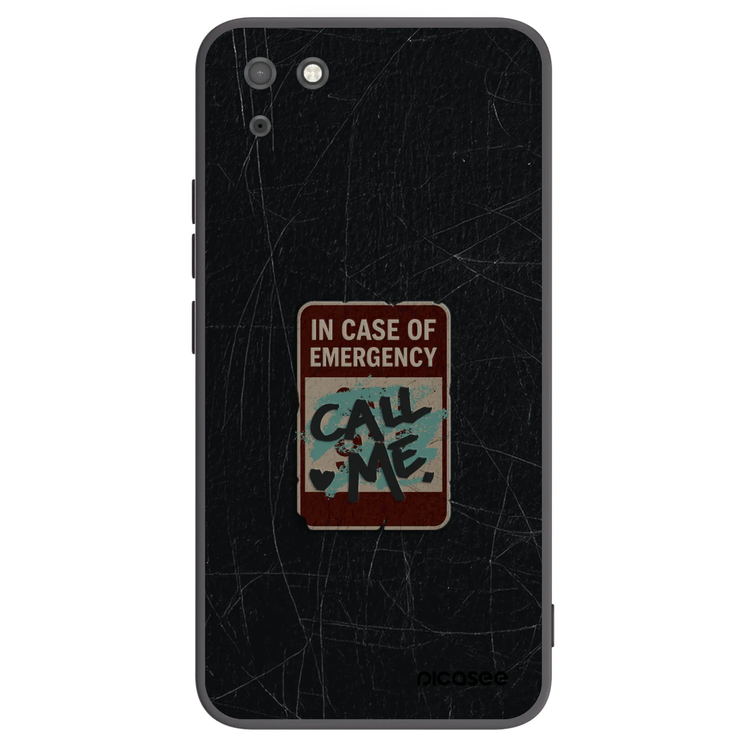 Picasee silikónový čierny obal pre Huawei Y5P - EMERGENCY