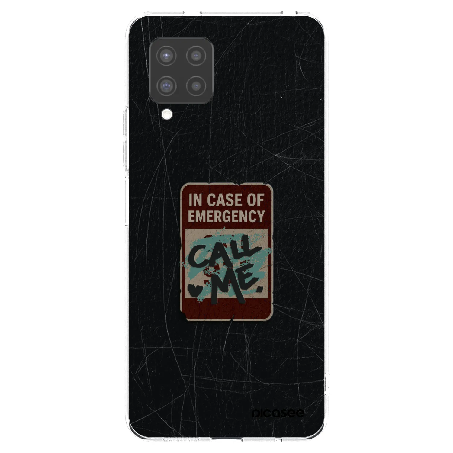 Picasee silikónový prehľadný obal pre Samsung Galaxy A42 A426B - EMERGENCY