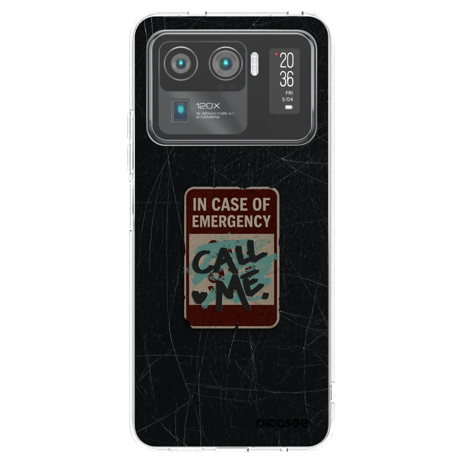 Picasee silikónový prehľadný obal pre Xiaomi Mi 11 Ultra - EMERGENCY