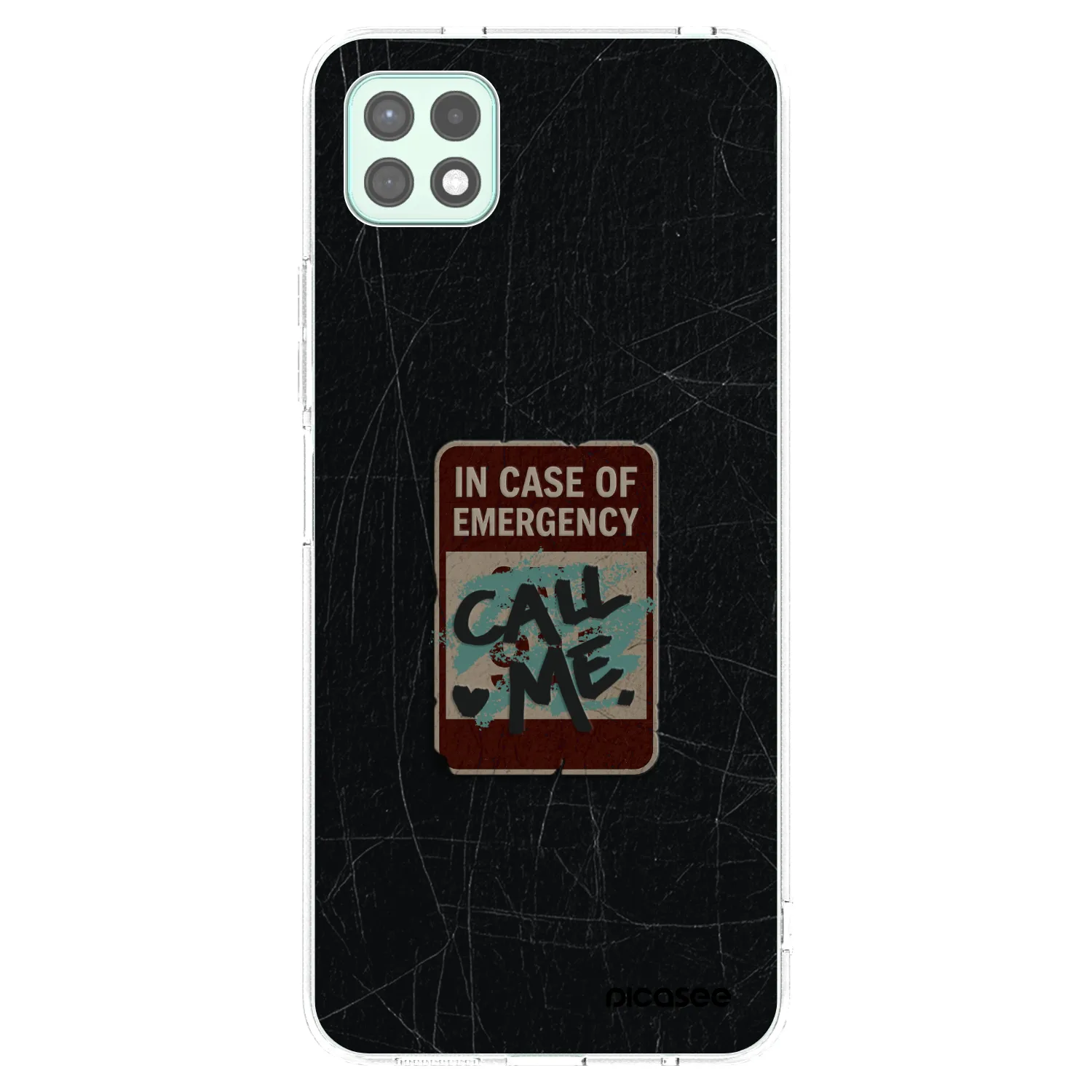 Picasee silikónový prehľadný obal pre Samsung Galaxy A22 A226B 5G - EMERGENCY