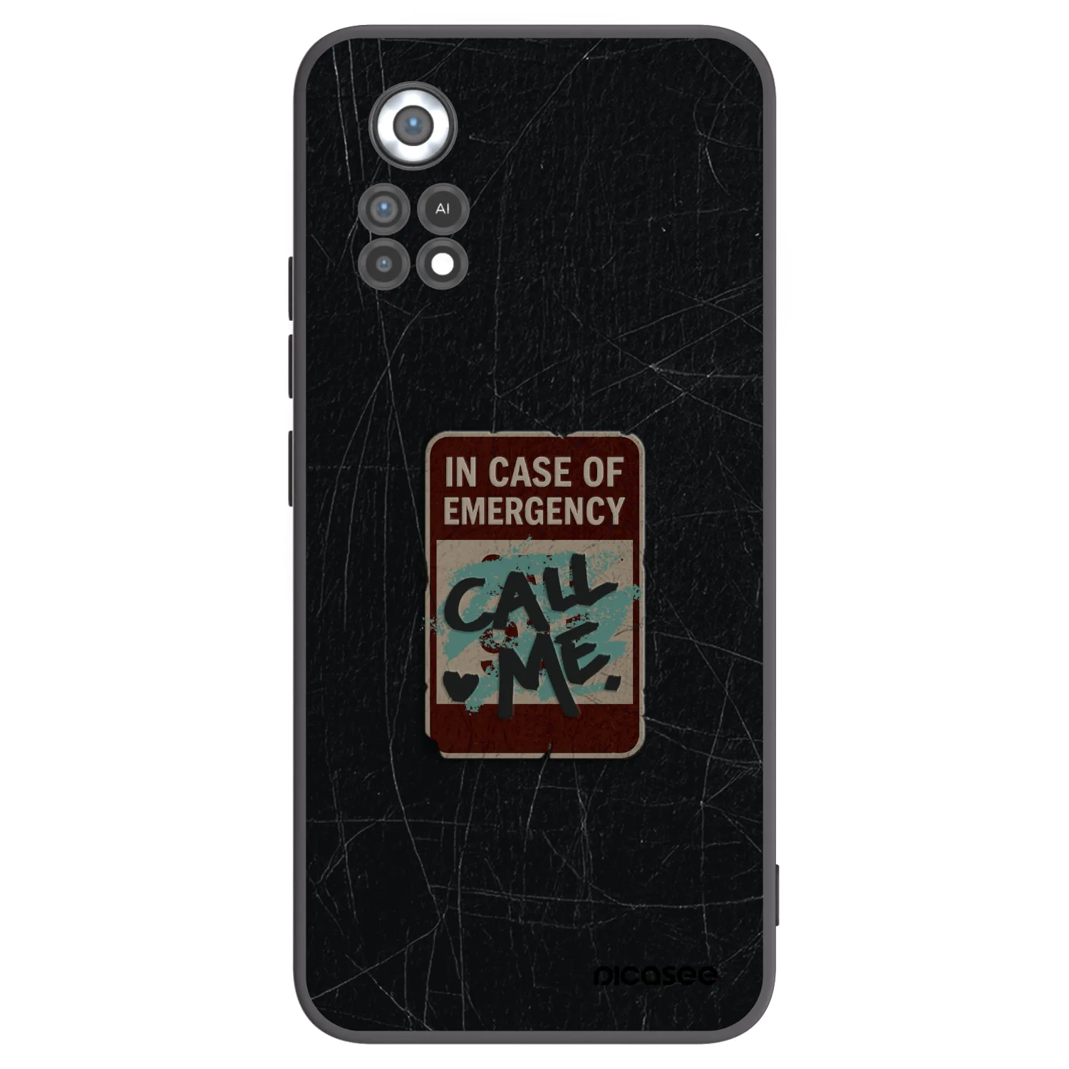Picasee silikónový čierny obal pre Xiaomi Poco X4 Pro 5G - EMERGENCY