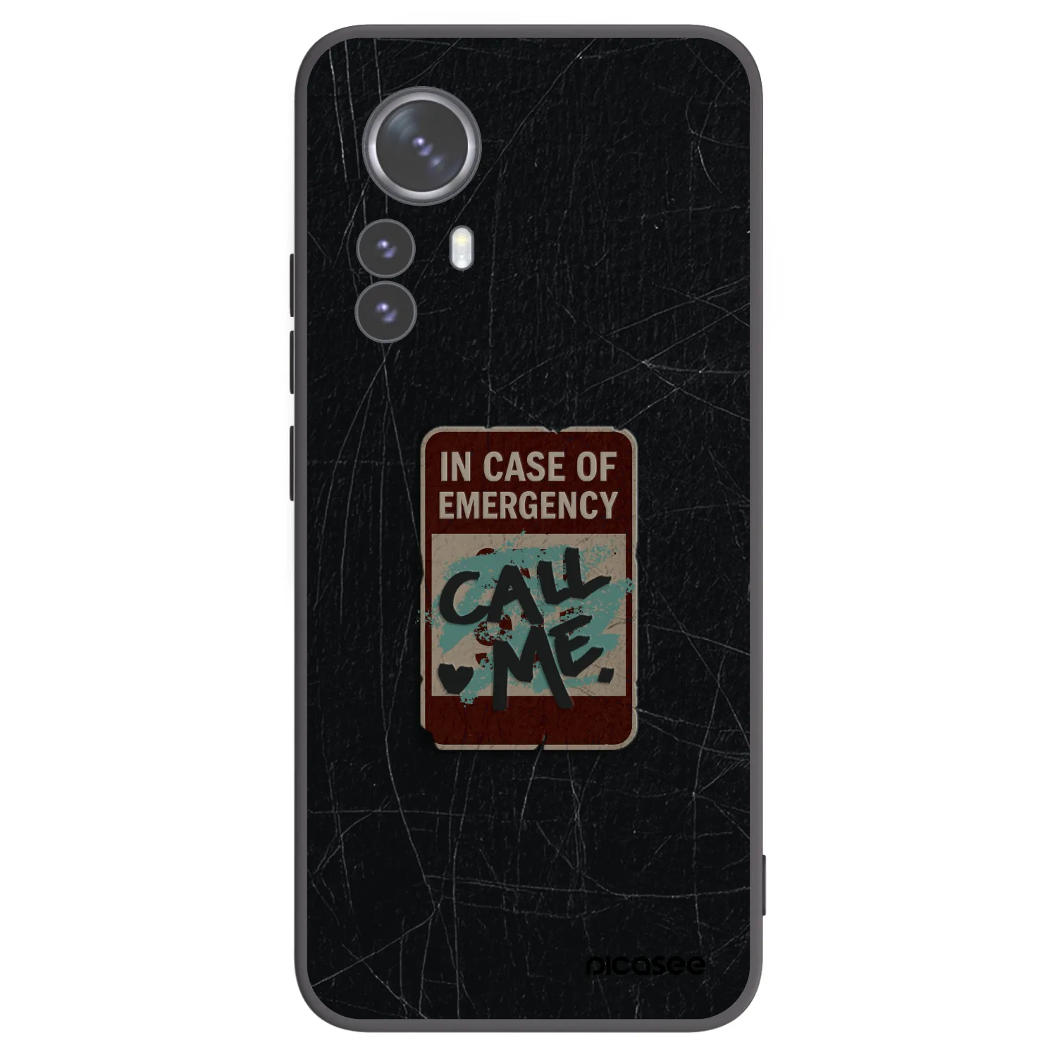 Picasee silikónový čierny obal pre Xiaomi 12 Pro - EMERGENCY